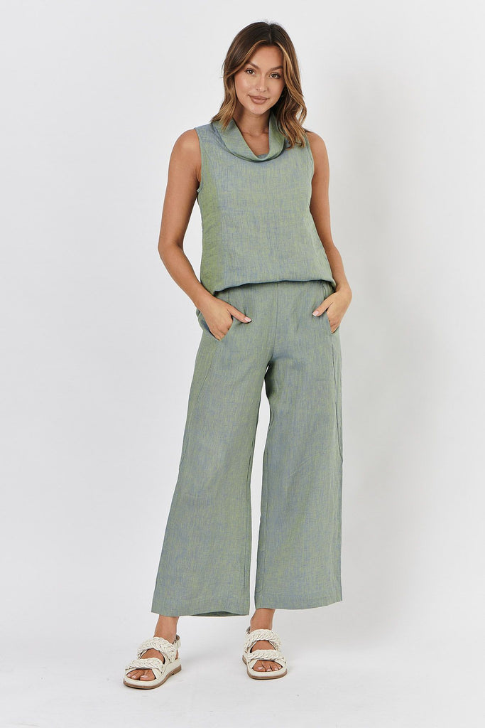 Linen Pants By Naturals By O&J  - Wakame