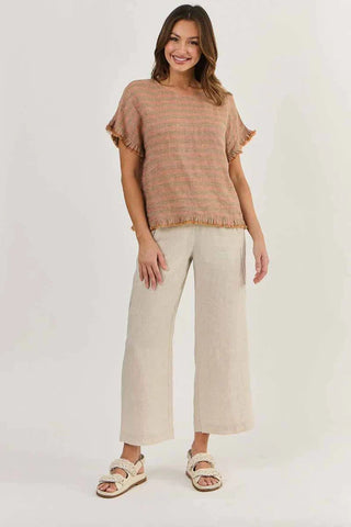 Linen Top Naturals By O&J - Brick