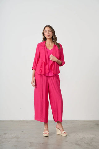 Lightweight Swing Jacket By Caju - Hot Pink