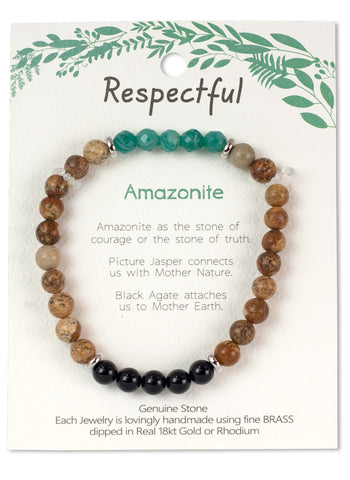 Respectful Wellness Bracelet - Amazonite