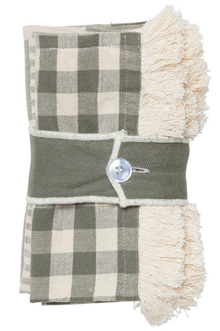 Eb&Ive Studio Tea Towel Set - Khaki
