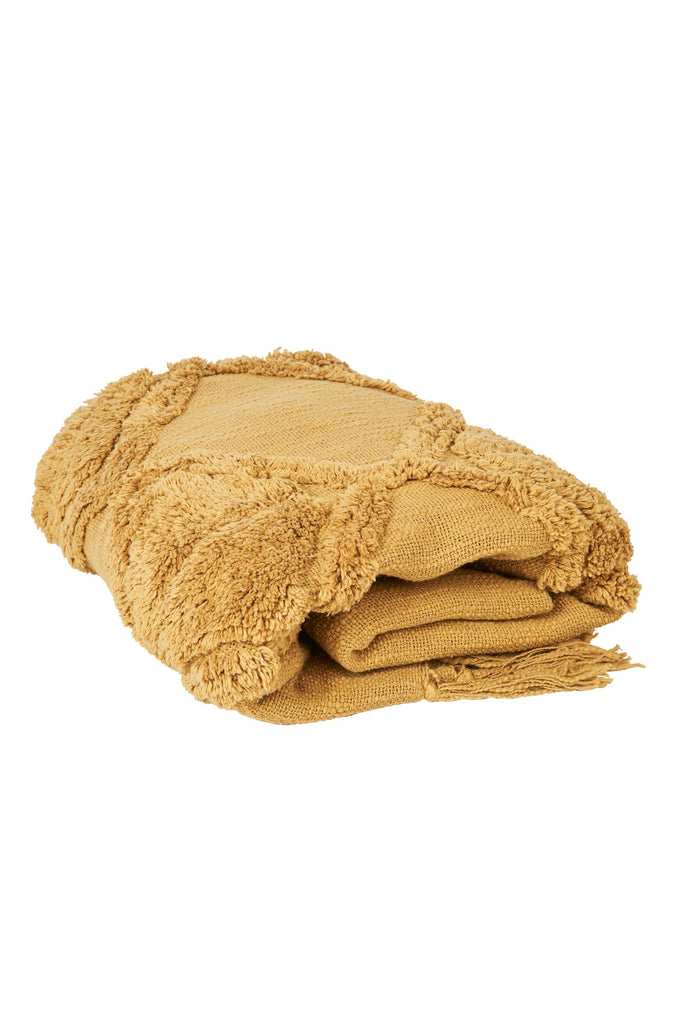 Sepia Throw By Eb&Ive - Mustard