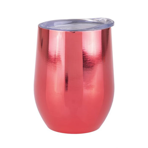 Oasis Double-Wall Insulated Wine Tumbler - 330ml - Mirror Ruby
