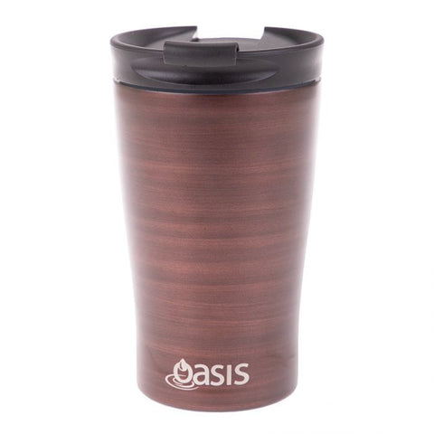 Oasis Double Wall Insulated Travel Cup - 350ml - Bronze Swirl