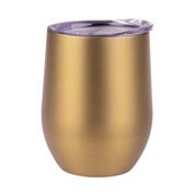 Oasis Double-Wall Insulated Wine Tumbler - 330ml - Champagne Gold