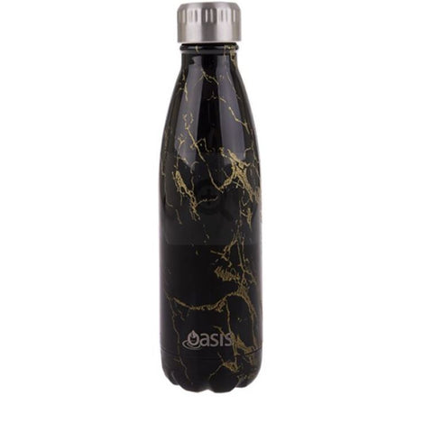 Oasis Stainless Steel Insulated Drink Bottle - 500ml - Gold Onyx