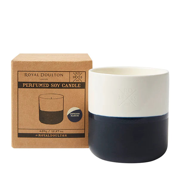 Perfumed Soy Candle By Royal Doulton - Espresso Martini