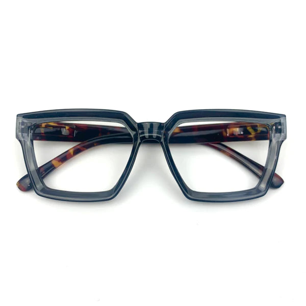 Captivated Eyewear Anti-Blue Reading Glasses - Remi Grey Tortoiseshell