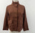 Button Through Funnel Neck Linen Jacket By See Saw - Mocha