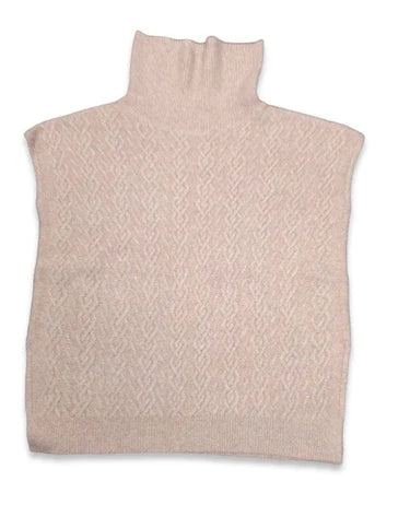 Wool Blend Cable Vest By See Saw - Pink