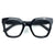 Captivated Eyewear Anti-Blue Reading Glasses - Valentina Black