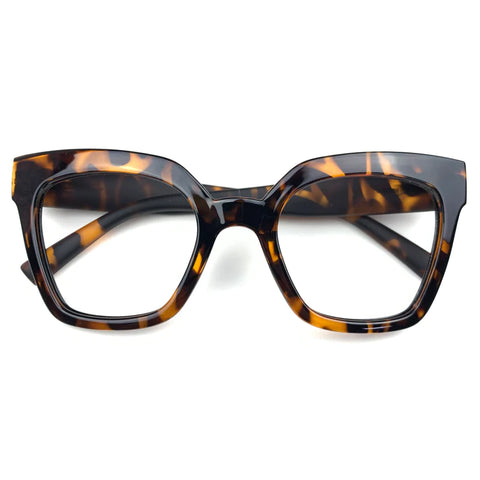 Captivated Eyewear Anti-Blue Reading Glasses - Valentina Tortoiseshell
