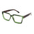 Captivated Eyewear Anti Blue Reading Glasses - Remi Green Tortoiseshell