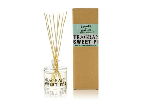 Fragrant Sweet Pea Reed Diffuser 150ml By Scents Of Nature