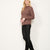 Cable Knit Jumper By Holmes & Fallon - Chocolate