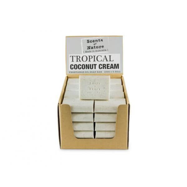 Tropical Coconut Cream Soap Bar 100g