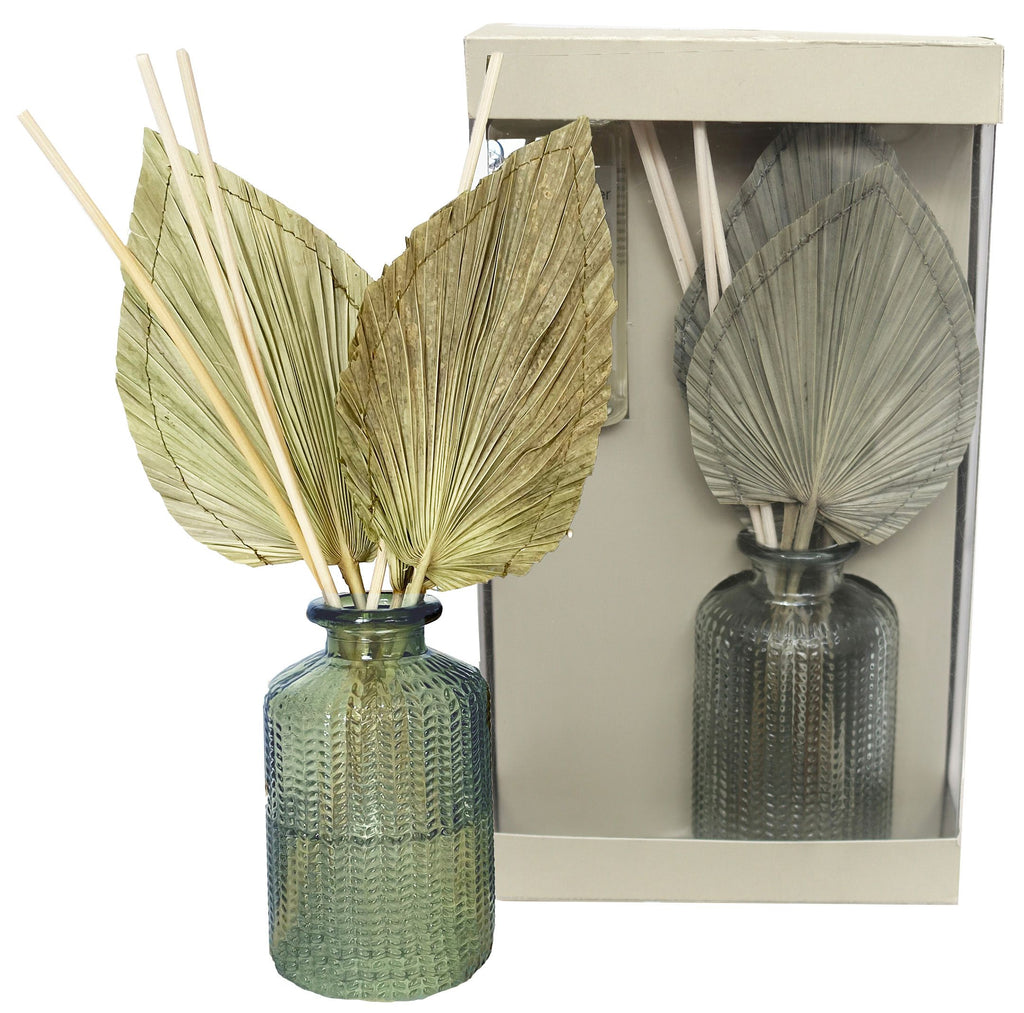 Dried Posie Cotton Glass Diffuser Grey & Natural